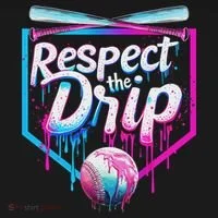Baseball Drip For Ice Cream Drip Respect The Drip Toddler Hoodie thumb 2