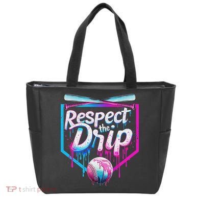 Baseball Drip For Ice Cream Drip Respect The Drip Tote Bag