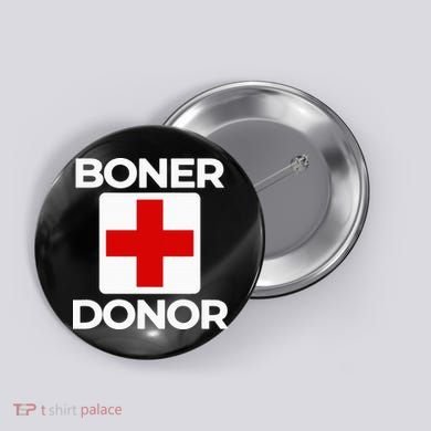 Boner Donor Funny Halloween Button