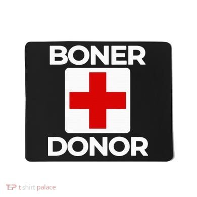 Boner Donor Funny Halloween Mousepad