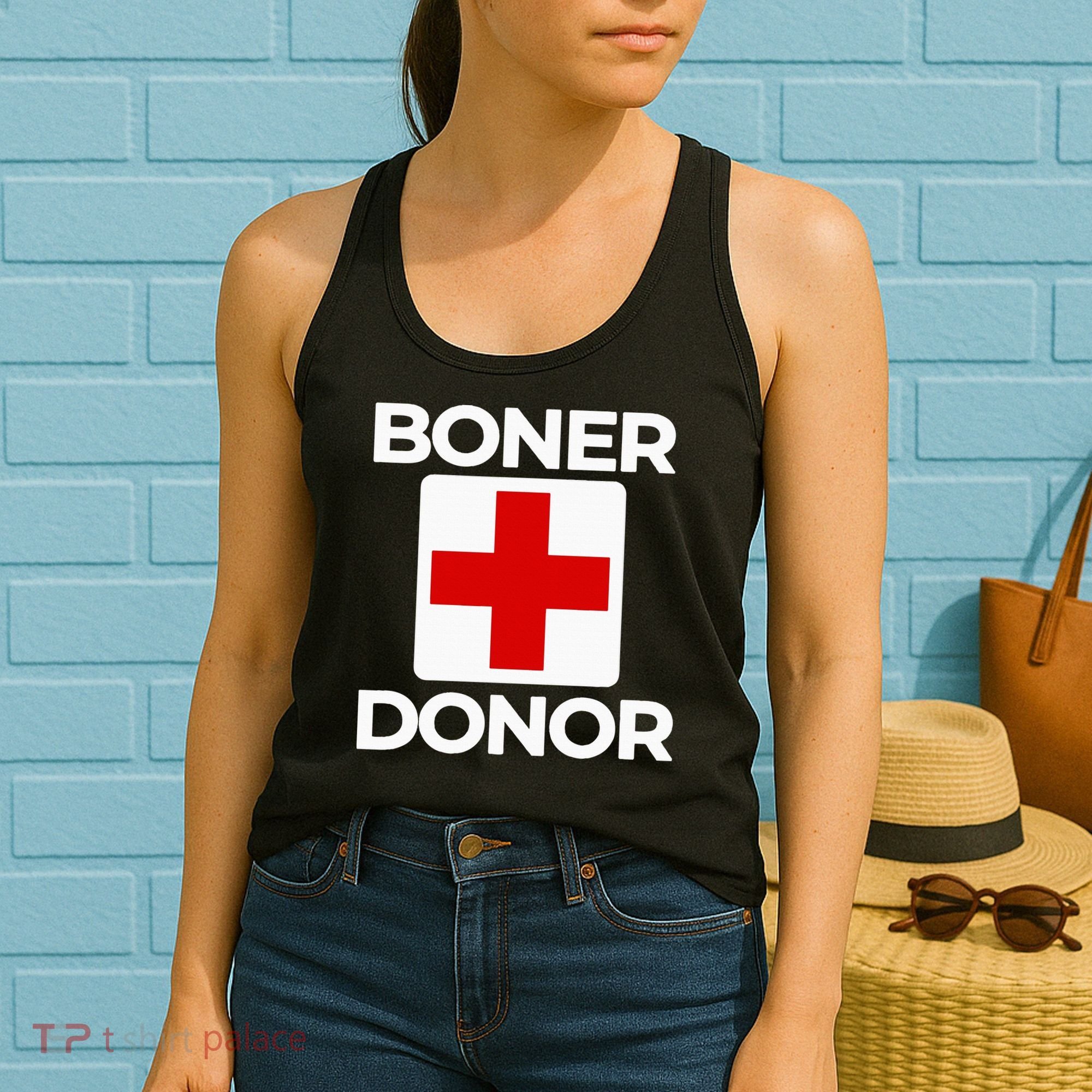 Boner Donor Funny Halloween Women's Tank Top