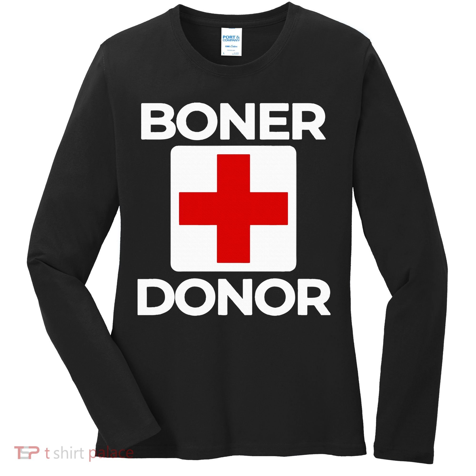 Boner Donor Funny Halloween Women's Long Sleeve Shirt