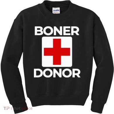 Boner Donor Funny Halloween Kids Sweatshirt