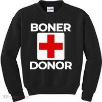 Boner Donor Funny Halloween Kids Sweatshirt thumb 0