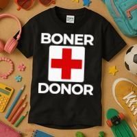 Boner Donor Funny Halloween Kids T-Shirt thumb 3