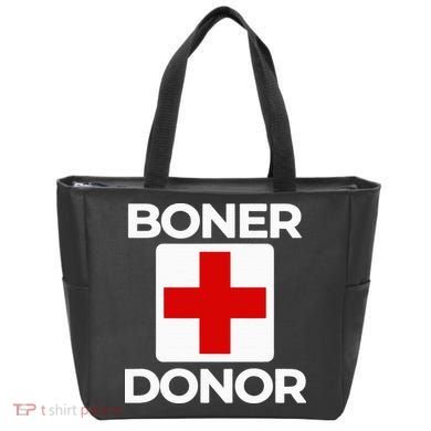 Boner Donor Funny Halloween Tote Bag