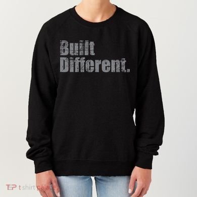 Built Different Funny Vintage Women's Sweatshirt