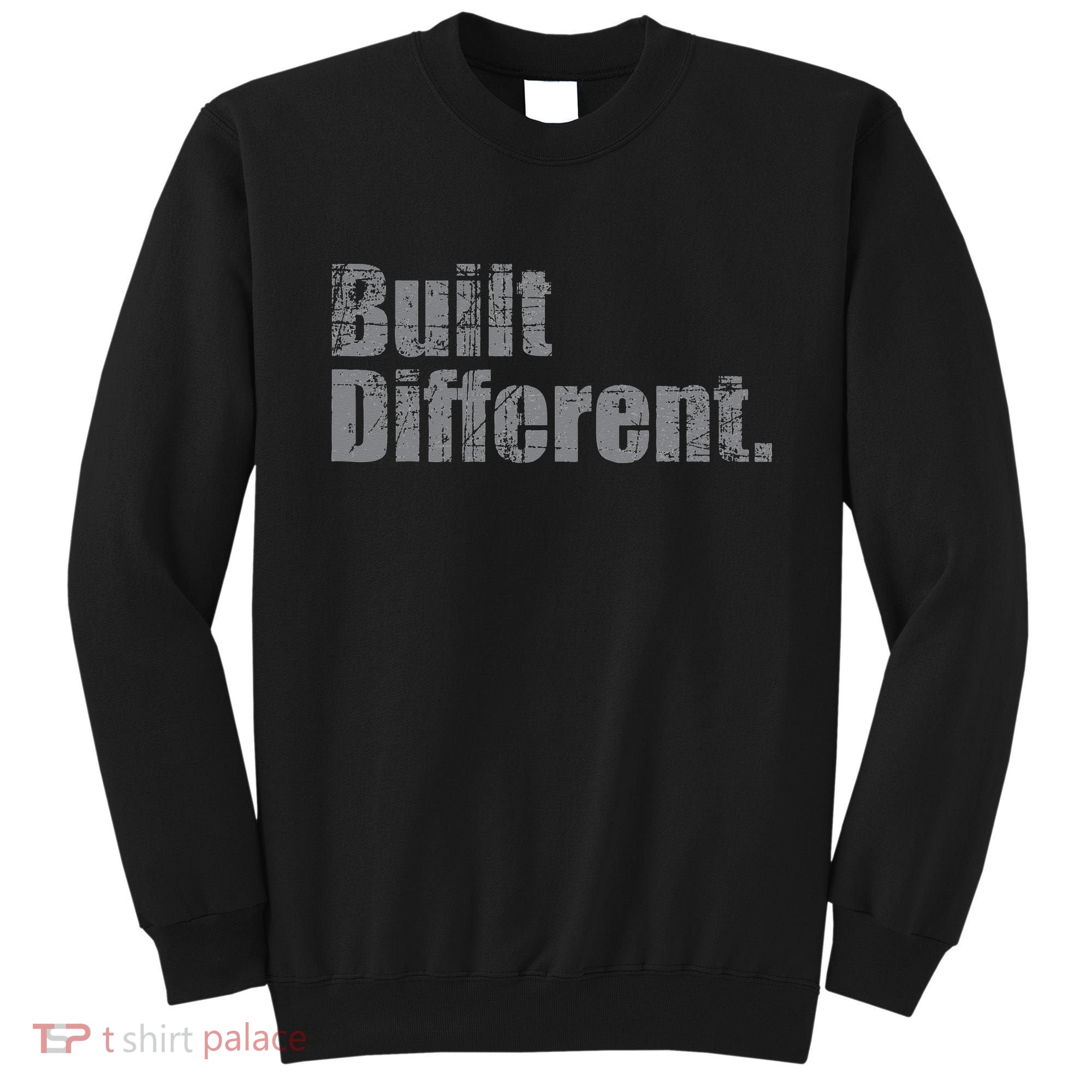 Built Different Funny Vintage Sweatshirt