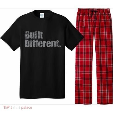 Built Different Funny Vintage Pajama Set