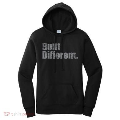 Built Different Funny Vintage Women's Hoodie
