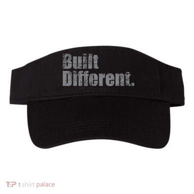 Built Different Funny Vintage Visor