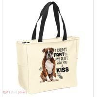 Boxer Dog Funny Tshirt For Dog Mom, Dog Dad, Dog Lover Gift Tote Bag thumb 2