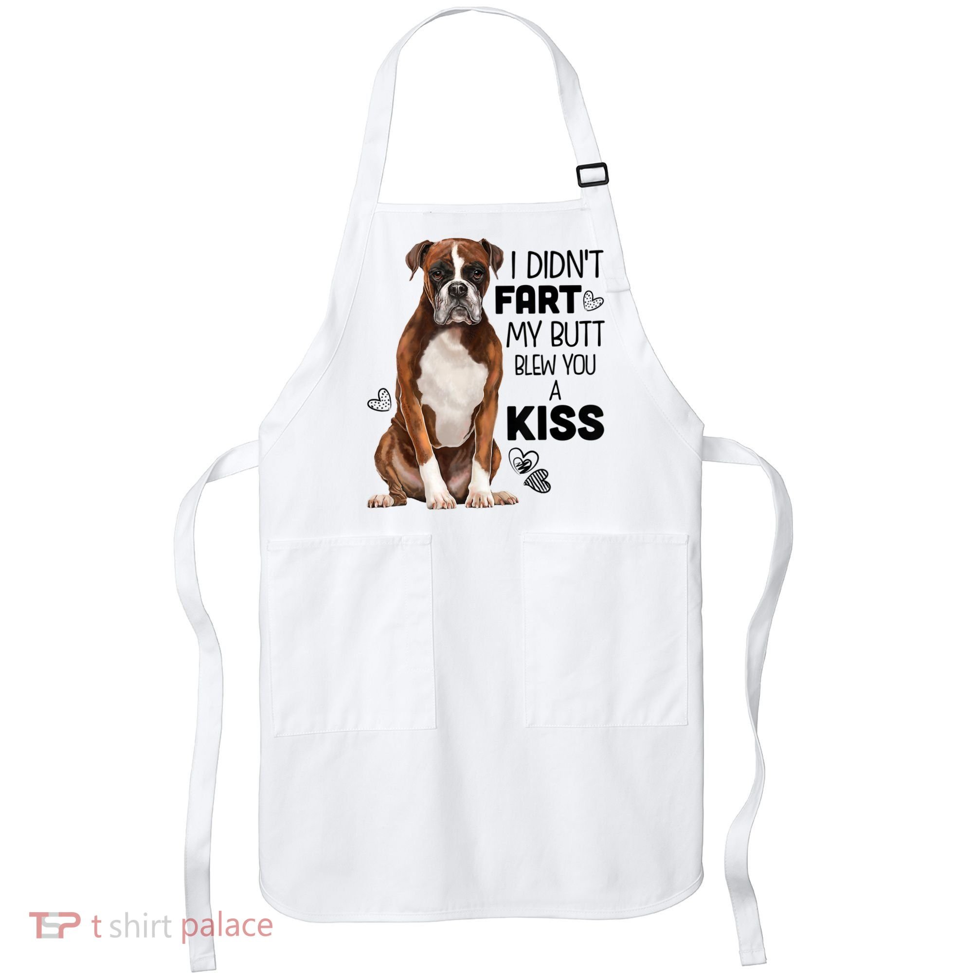 Boxer Dog Funny Tshirt For Dog Mom, Dog Dad, Dog Lover Gift Apron