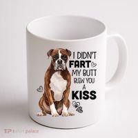 Boxer Dog Funny Tshirt For Dog Mom, Dog Dad, Dog Lover Gift Coffee Mug thumb 1