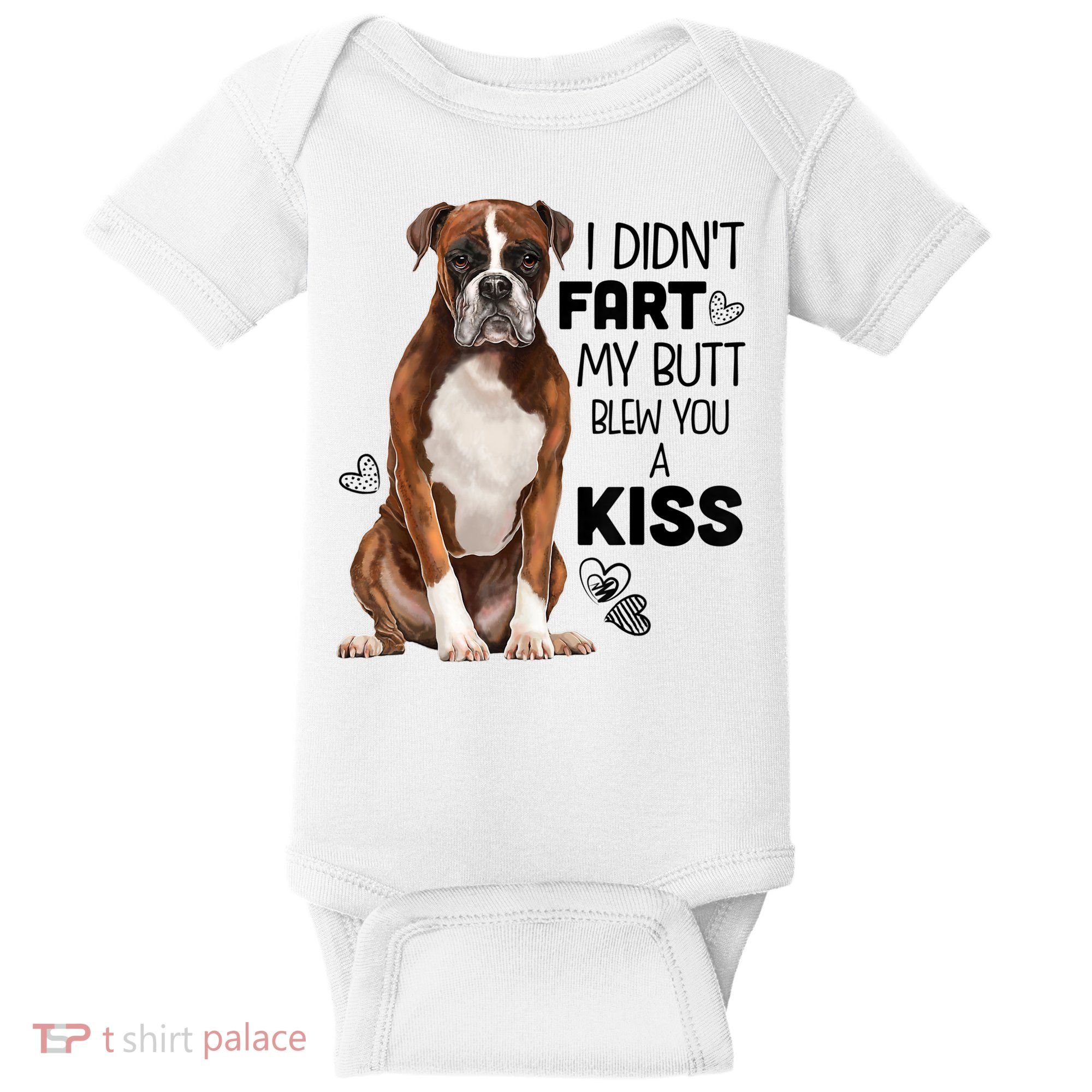 Boxer Dog Funny Tshirt For Dog Mom, Dog Dad, Dog Lover Gift Baby Bodysuit