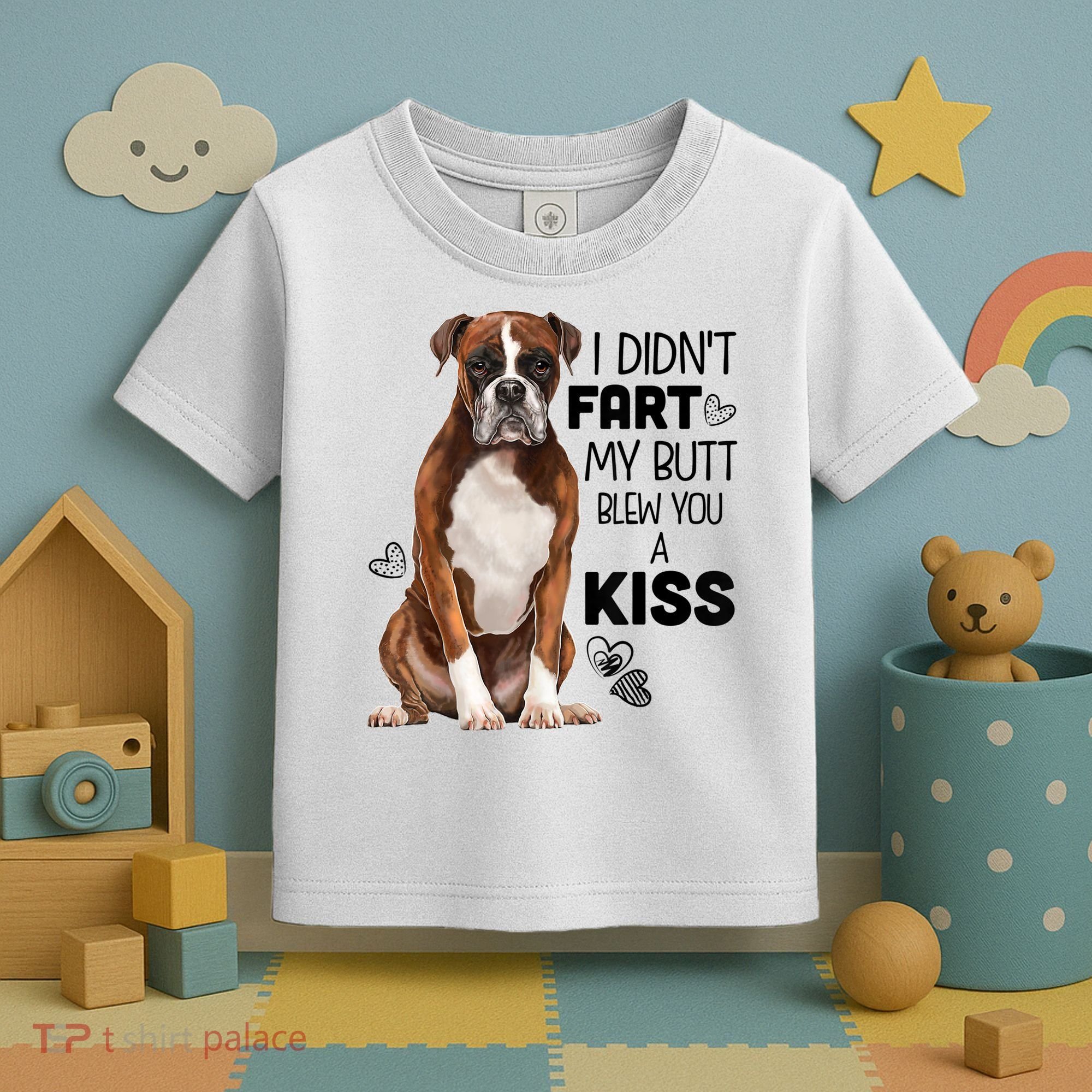 Boxer Dog Funny Tshirt For Dog Mom, Dog Dad, Dog Lover Gift Toddler T-Shirt