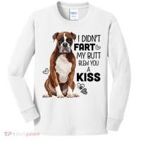 Boxer Dog Funny Tshirt For Dog Mom, Dog Dad, Dog Lover Gift Kids Long Sleeve Shirt thumb 0