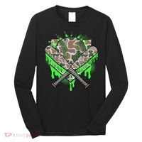 Baseball Drip For Boy Ice Cream Dripping Boy Baseball Camo  Long Sleeve Shirt thumb 0