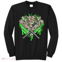 Baseball Drip For Boy Ice Cream Dripping Boy Baseball Camo  Sweatshirt thumb 0
