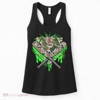 Baseball Drip For Boy Ice Cream Dripping Boy Baseball Camo  Women's Tank Top thumb 0