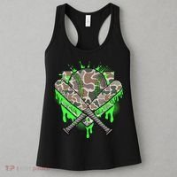 Baseball Drip For Boy Ice Cream Dripping Boy Baseball Camo  Women's Tank Top thumb 3