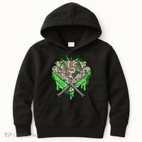 Baseball Drip For Boy Ice Cream Dripping Boy Baseball Camo  Kids Hoodie thumb 0