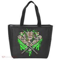 Baseball Drip For Boy Ice Cream Dripping Boy Baseball Camo  Tote Bag thumb 0
