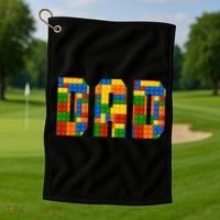 Builder Dad Friend Golf Towel thumb 1