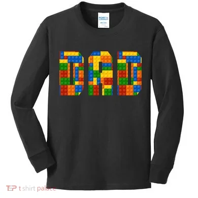 Builder Dad Friend Kids Long Sleeve Shirt