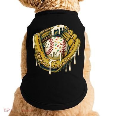 Baseball Drip For Ice Cream Drip Respect The Drip Doggie Tank