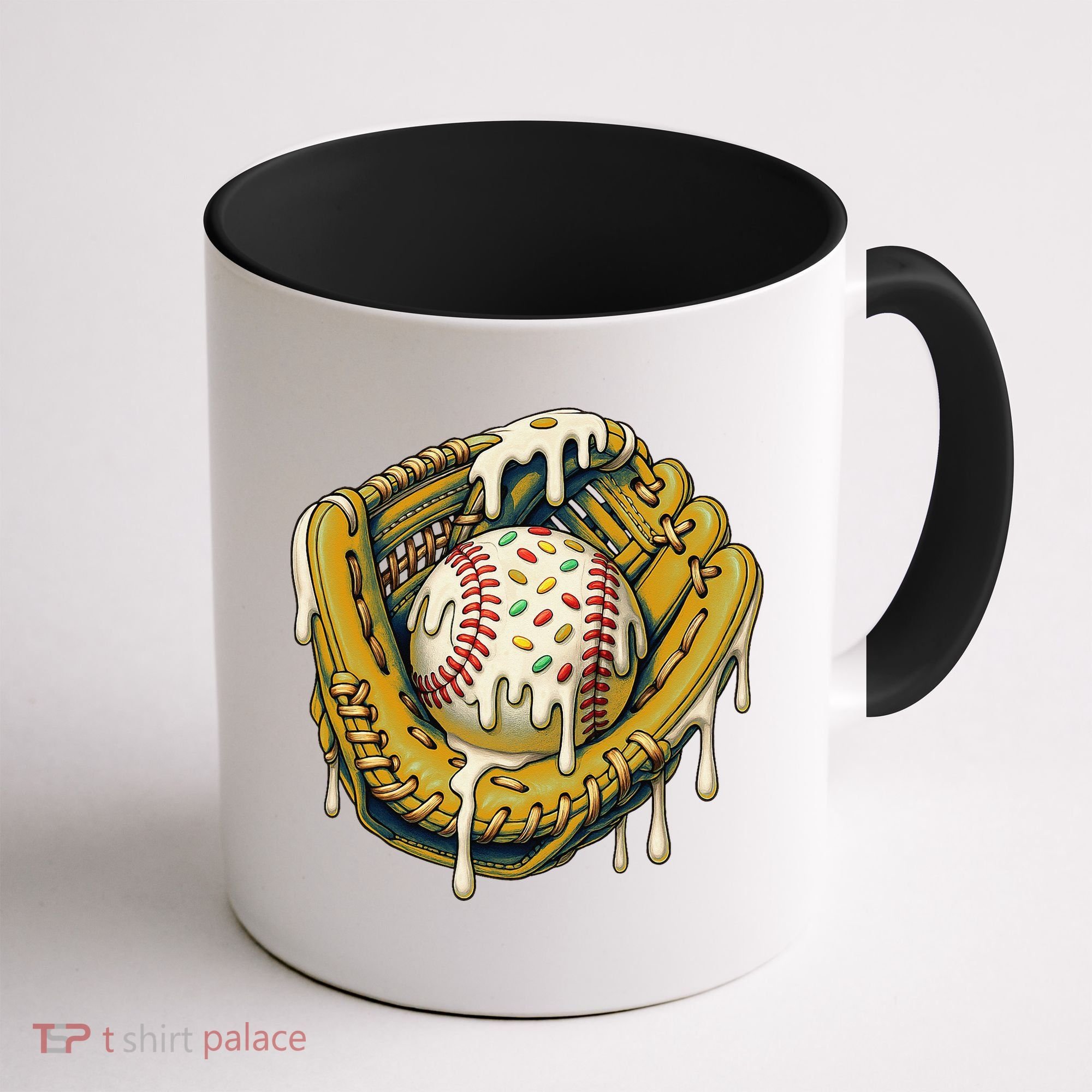 Baseball Drip For Ice Cream Drip Respect The Drip Coffee Mug