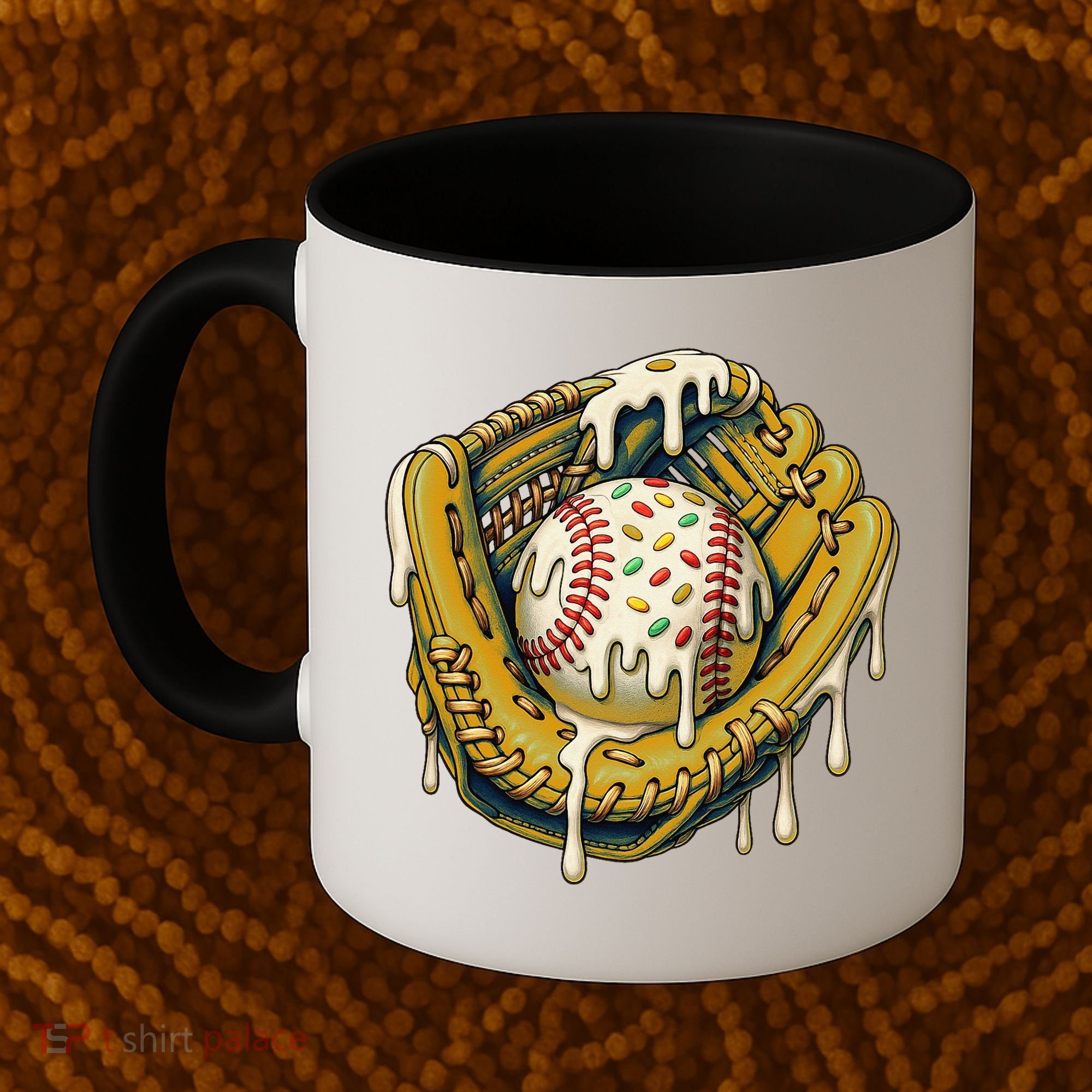 Baseball Drip For Ice Cream Drip Respect The Drip Coffee Mug