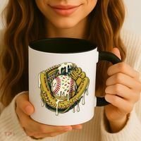 Baseball Drip For Ice Cream Drip Respect The Drip Coffee Mug thumb 3