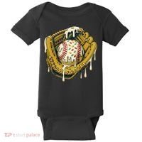 Baseball Drip For Ice Cream Drip Respect The Drip Baby Bodysuit thumb 0