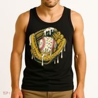 Baseball Drip For Ice Cream Drip Respect The Drip Tank Top thumb 3