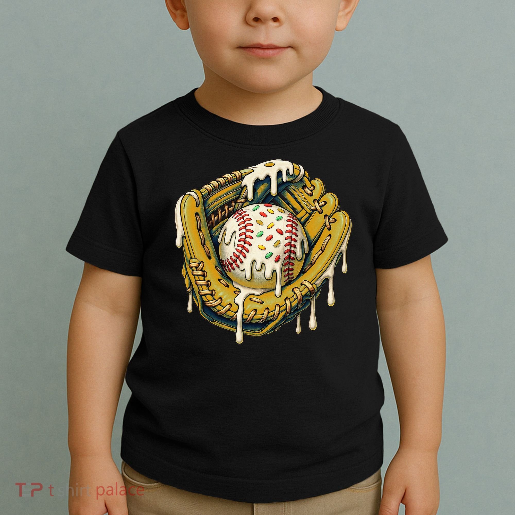 Baseball Drip For Ice Cream Drip Respect The Drip Toddler T-Shirt