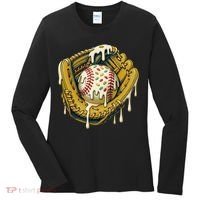 Baseball Drip For Ice Cream Drip Respect The Drip Women's Long Sleeve Shirt thumb 0
