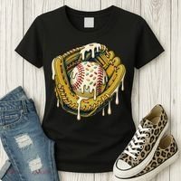 Baseball Drip For Ice Cream Drip Respect The Drip Women's T-Shirt thumb 3