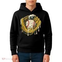 Baseball Drip For Ice Cream Drip Respect The Drip Kids Hoodie thumb 4