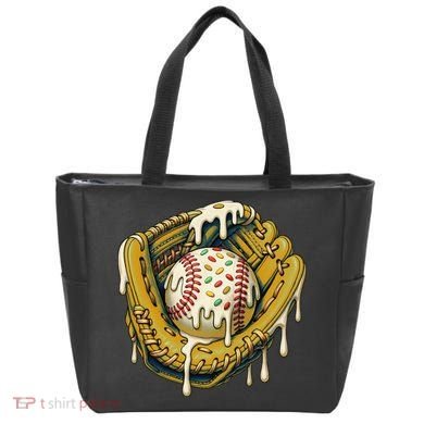 Baseball Drip For Ice Cream Drip Respect The Drip Tote Bag