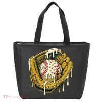 Baseball Drip For Ice Cream Drip Respect The Drip Tote Bag thumb 0