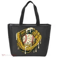 Baseball Drip For Ice Cream Drip Respect The Drip Tote Bag thumb 0