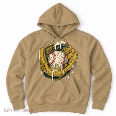 Baseball Drip For Ice Cream Drip Respect The Drip Hoodie