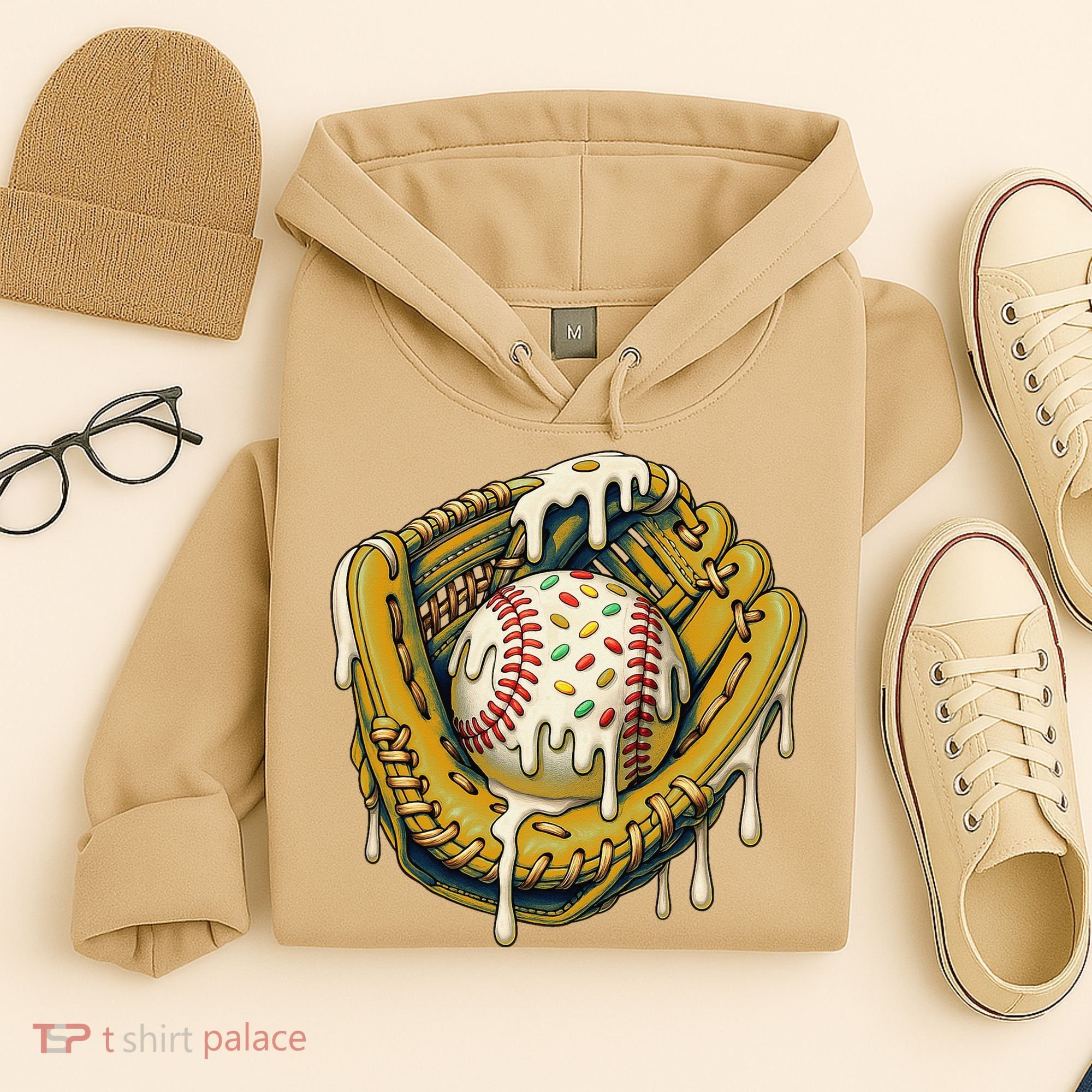 Baseball Drip For Ice Cream Drip Respect The Drip Hoodie