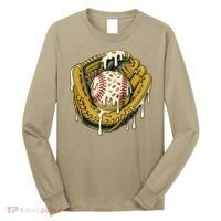 Baseball Drip For Ice Cream Drip Respect The Drip Long Sleeve Shirt thumb 0