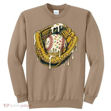Baseball Drip For Ice Cream Drip Respect The Drip Sweatshirt
