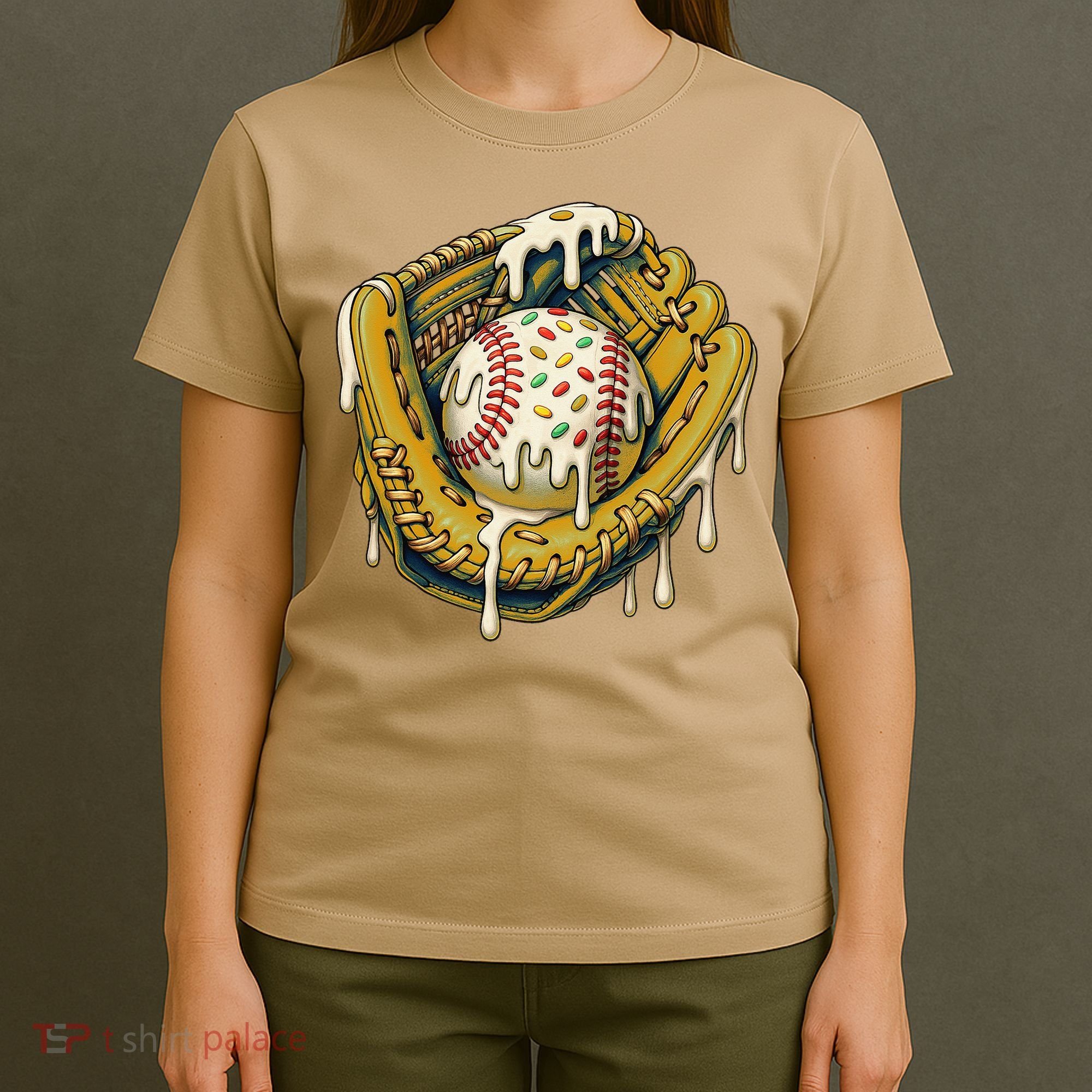 Baseball Drip For Ice Cream Drip Respect The Drip T-Shirt