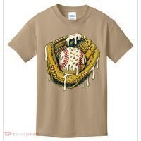 Baseball Drip For Ice Cream Drip Respect The Drip Kids T-Shirt thumb 0