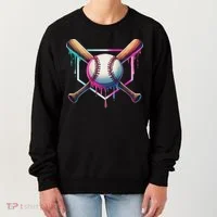 Baseball Drip For Ice Cream Respect The Drip Women's Sweatshirt thumb 0