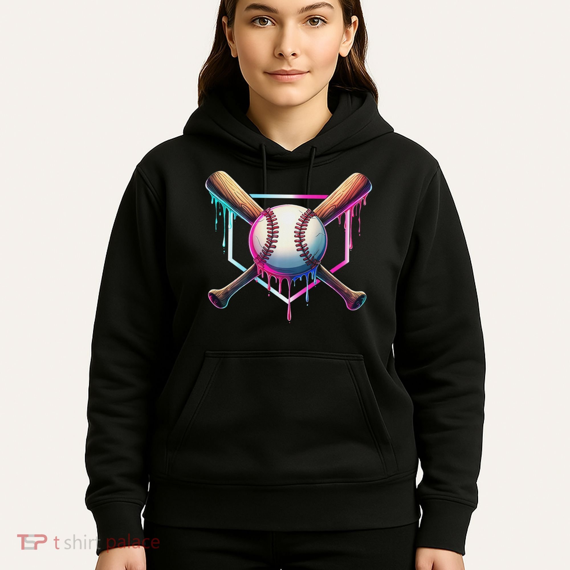 Baseball Drip For Ice Cream Respect The Drip Hoodie